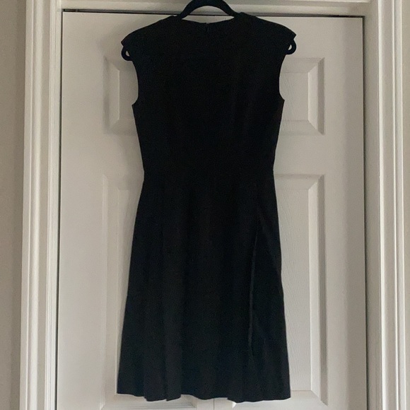 Black Linen A Line Dress (Size 32) - Picture 4 of 4